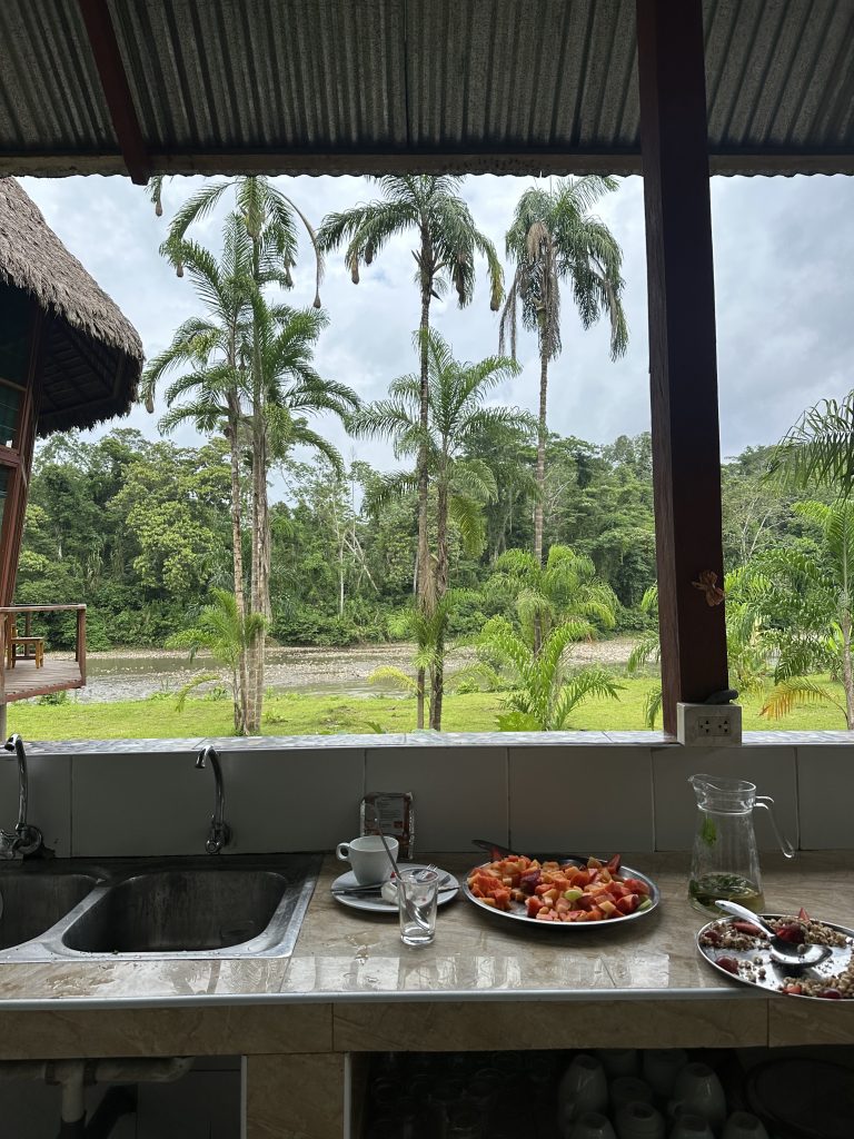 Cuisine au lodge Manu Rainforest Peru