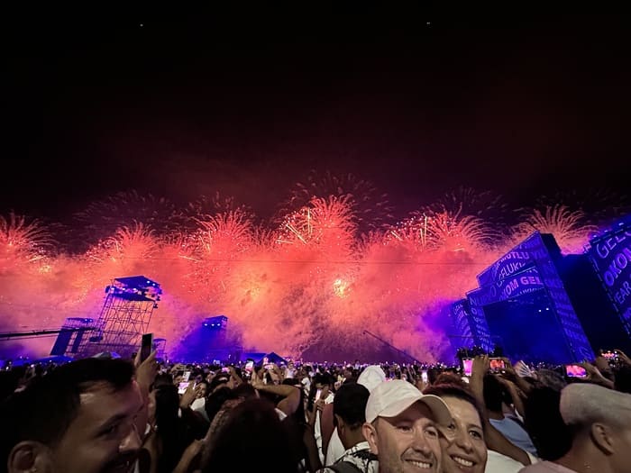 Nouvel an à Copacabana