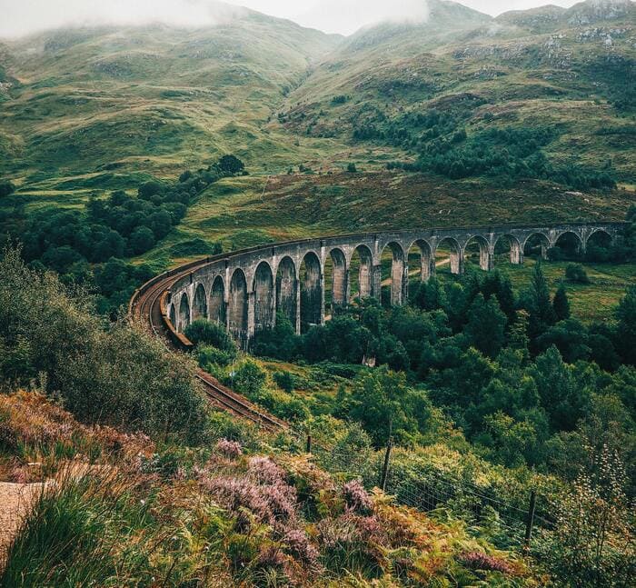 lieux de tournage de films cultes : Harry Potter – Viaduc de Glenfinnan, Écosse