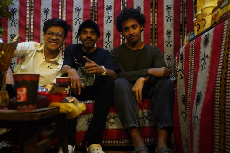 steven, saoud et moi les amis