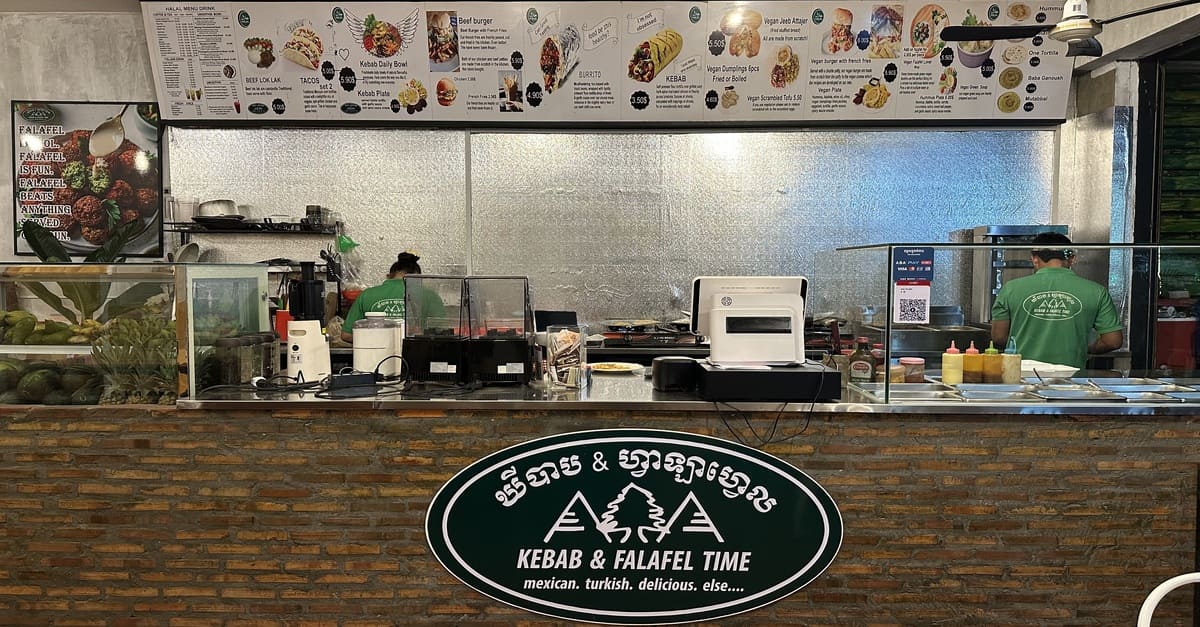 Kebab and Falafel time restaurant halal Siem Reap