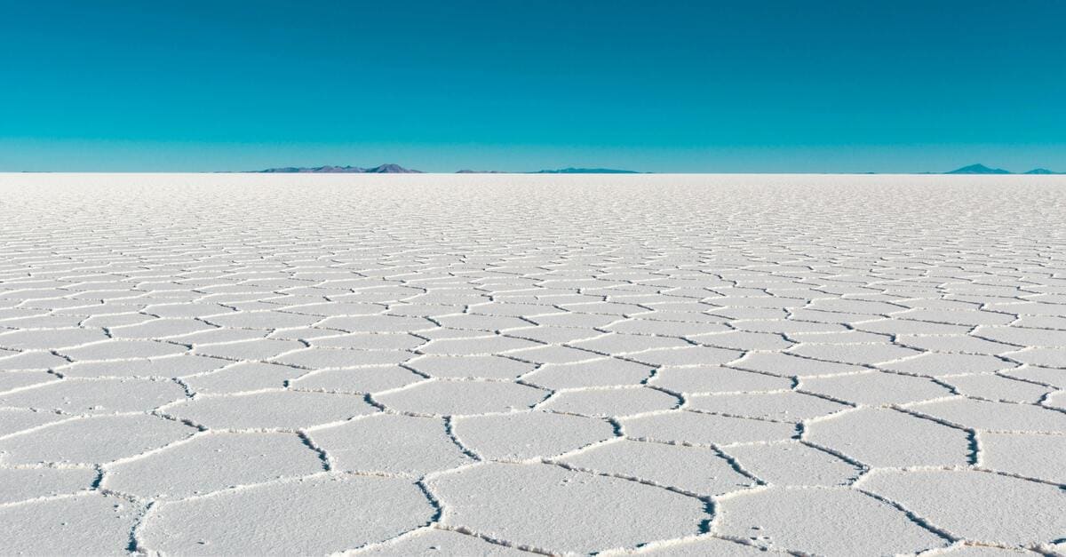 Désert Salar de uyuni en Bolivie