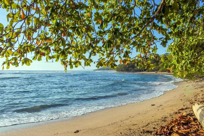 Plage cachée au Costa Rica