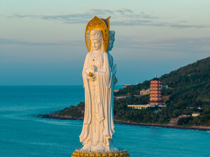 Temples sur l'île de Hainan Chine