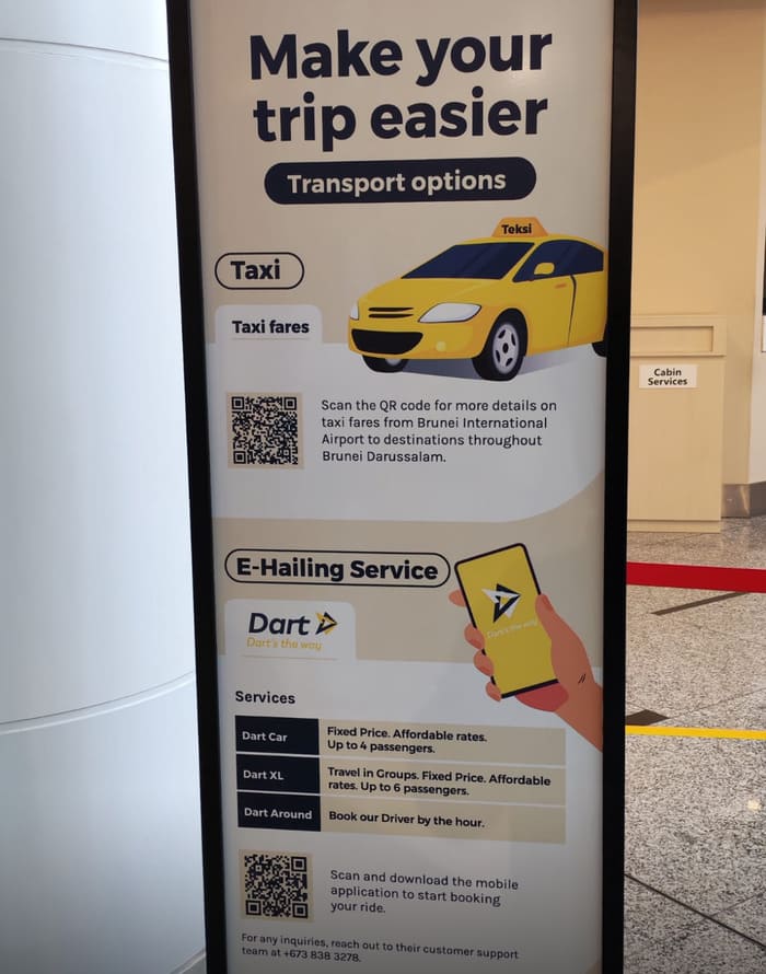 Application Dart Taxi Brunei