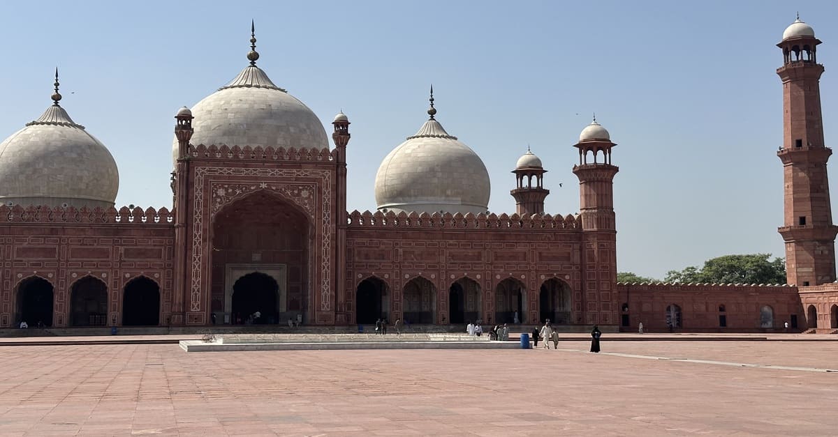 Mosquée à Lahore
