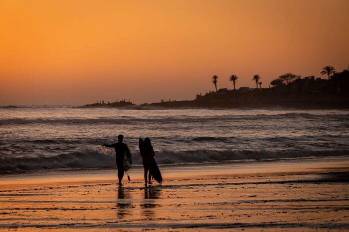 Coucher de soleil à Taghazout